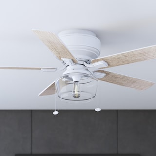 52" MaCenna Indoor Traditional Farmhouse Ceiling Fan with Pull Chains, Dry-Rated