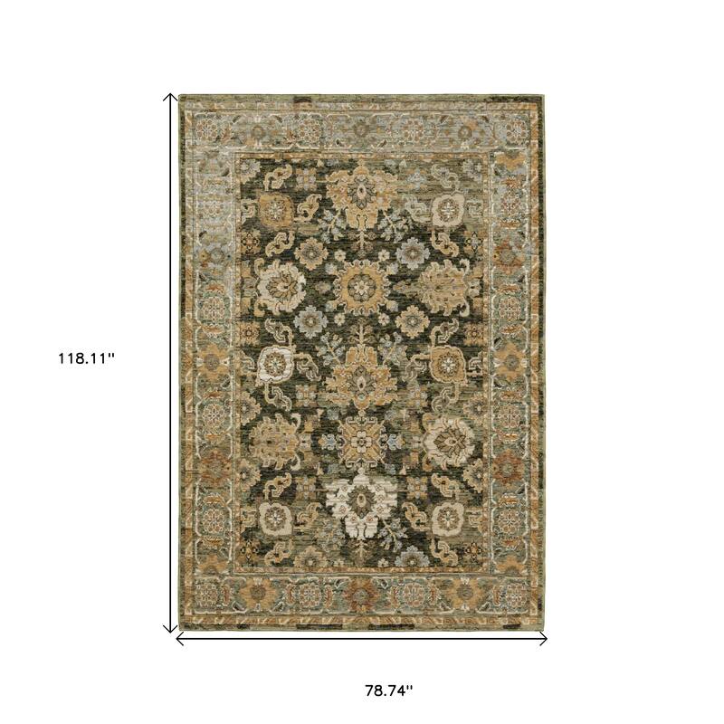 HomeRootsOriental Traditional Rectangle Area Rug