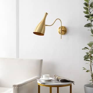 SAFAVIEH Lighting  6" Harlona Wall Sconce [Set of 2] - 5.5Wx22Dx12H