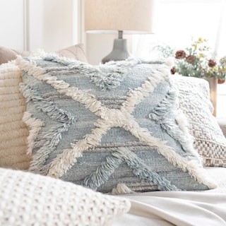 Nadira Modern Hand Knotted Throw Pillow