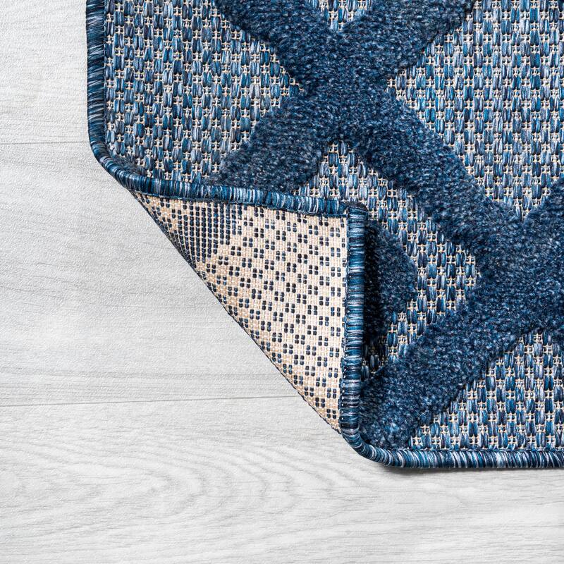 JONATHAN Y Portmany Moroccan Diamond Indoor/Outdoor Area Rug