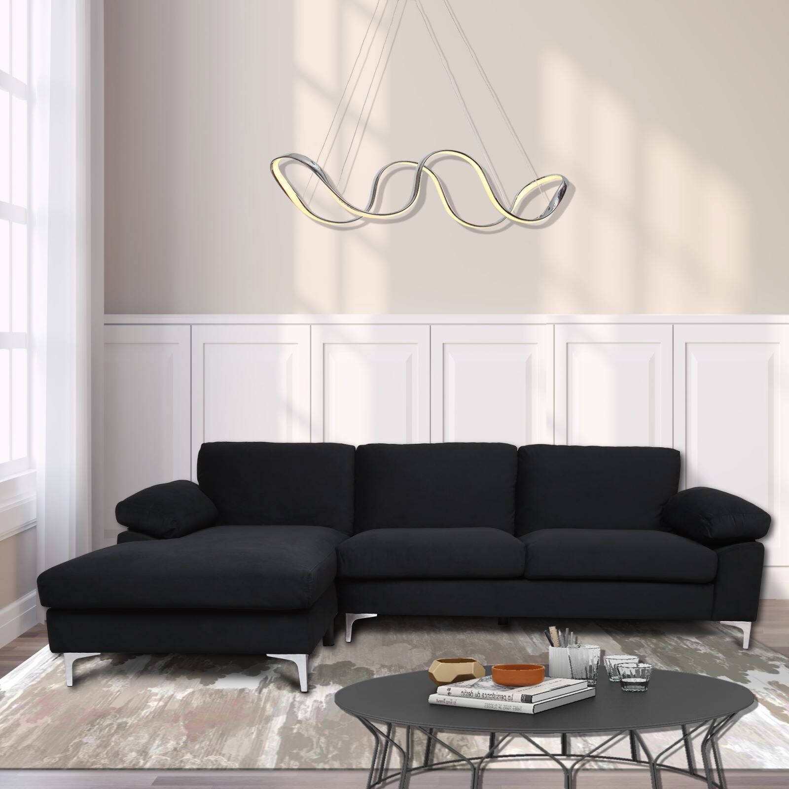 Herdon left hand sale facing sleeper sectional