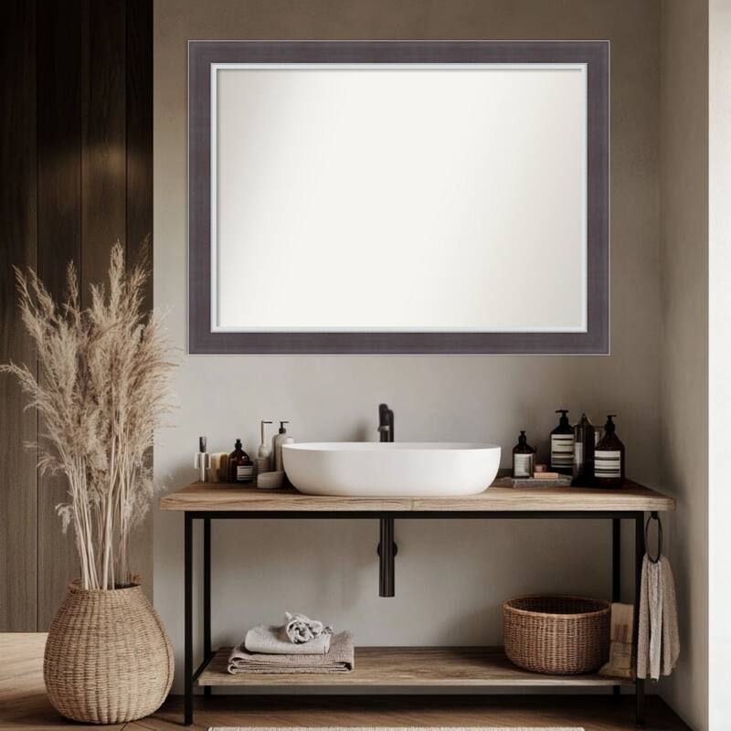 Ellie Non-Beveled Framed Bathroom Vanity Wall Mirror