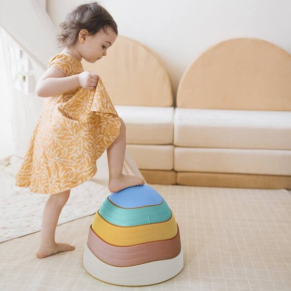 slide 2 of 7, Tiny Land® Stepping Stones - Beach Vacation Toddler