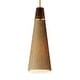 preview thumbnail 1 of 3, Maxim 14481GC Sumatra 7" Wide Mini Pendant Natural Aged Brass
