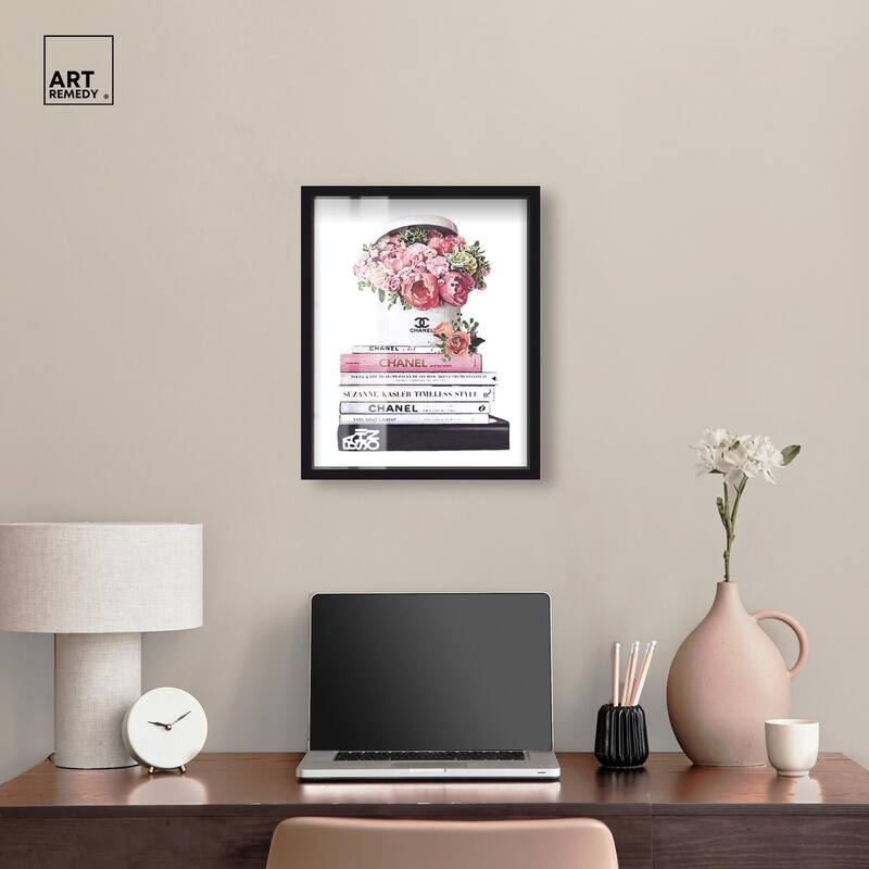 Doll Memories - Roses upon Books Shadowbox by Art Remedy