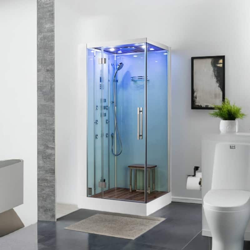 Platinum DZ959F8-L Steam Shower-Left-White