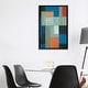 preview thumbnail 12 of 13, iCanvas "Grey Matters Blue" by Stephen Cimini Framed