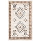 preview thumbnail 12 of 70, SAFAVIEH Flatweave Kilim Manorama Jute Rug 2' x 3' - Ivory/Black - Rectangle