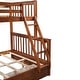 preview thumbnail 11 of 22, Pine Wood Twin-Over-Full Bunk Bed with Ladders and 2 Storage Drawers