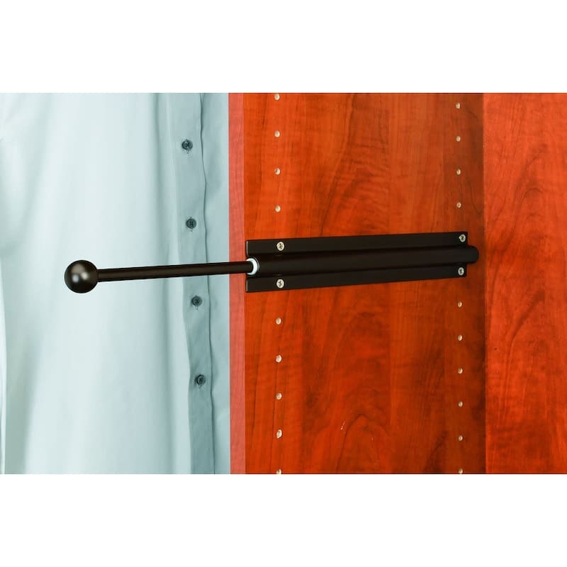 Rev-A-Shelf CVL Series 12 Inch Pull Out Closet Valet Rod