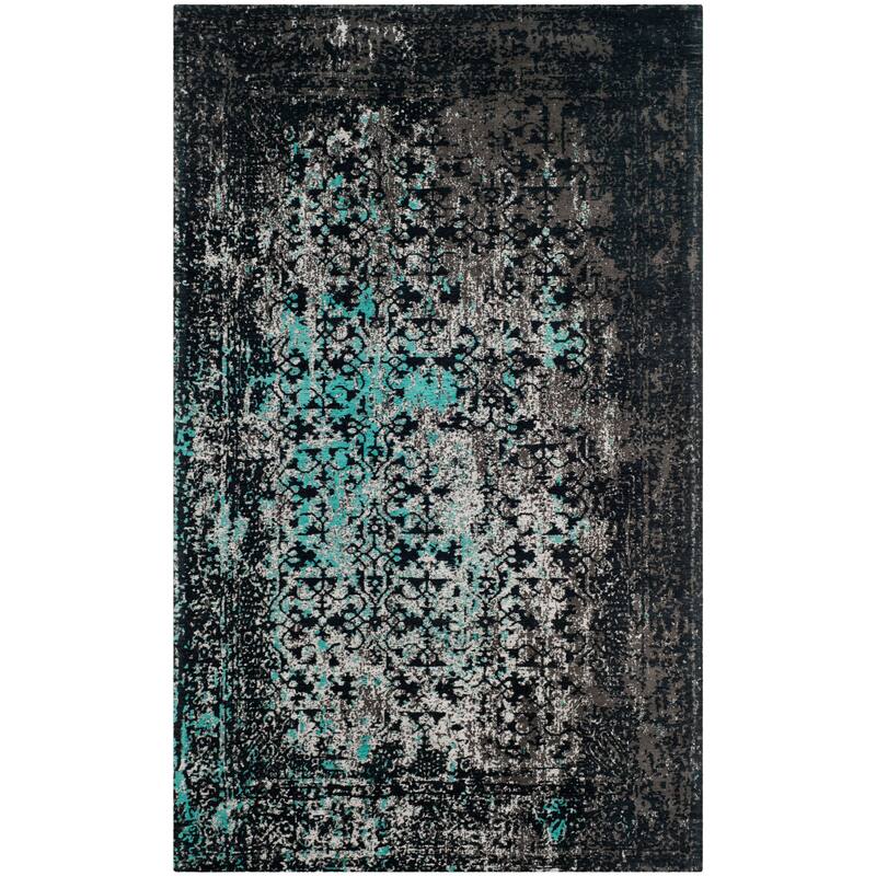 SAFAVIEH Classic Vintage Boho Milyonka Distressed Oriental Cotton Rug