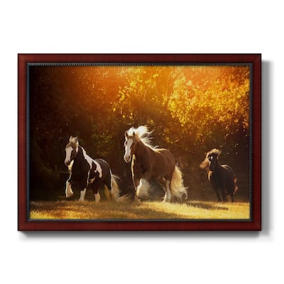 Horse Motion V Premium Framed Canvas- Ready to Hang