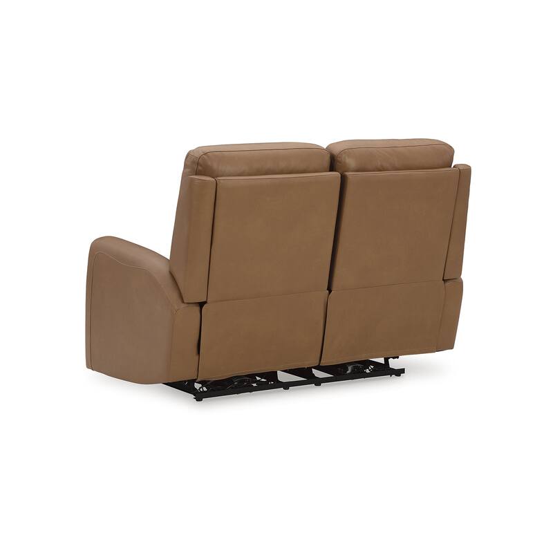 Signature Design by Ashley Tryanny Brown Power Reclining Loveseat - 58.38"W x 38.75"D x 43"H