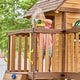preview thumbnail 11 of 13, Backyard Discovery Spruce Hollow Spruce Wood Swing Set, Wave Slide