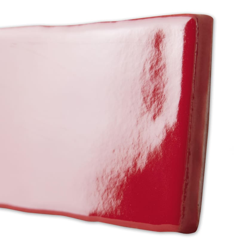 Merola Tile Viva Rojo 3" x 6" Ceramic Wall Tile