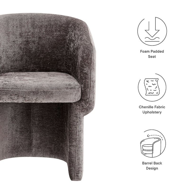 Verity Chenille Dining Armchair
