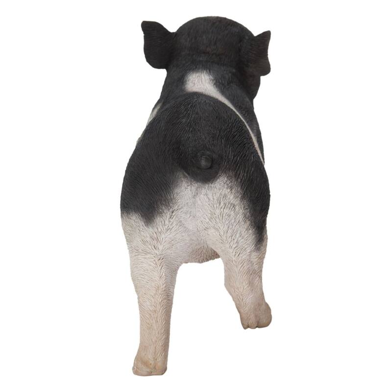8.5" Standing Baby Piglet Outdoor Garden Statue