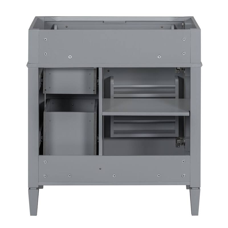30'' Bathroom Vanity with Top Sink Set, Sink Bathroom Vanity
