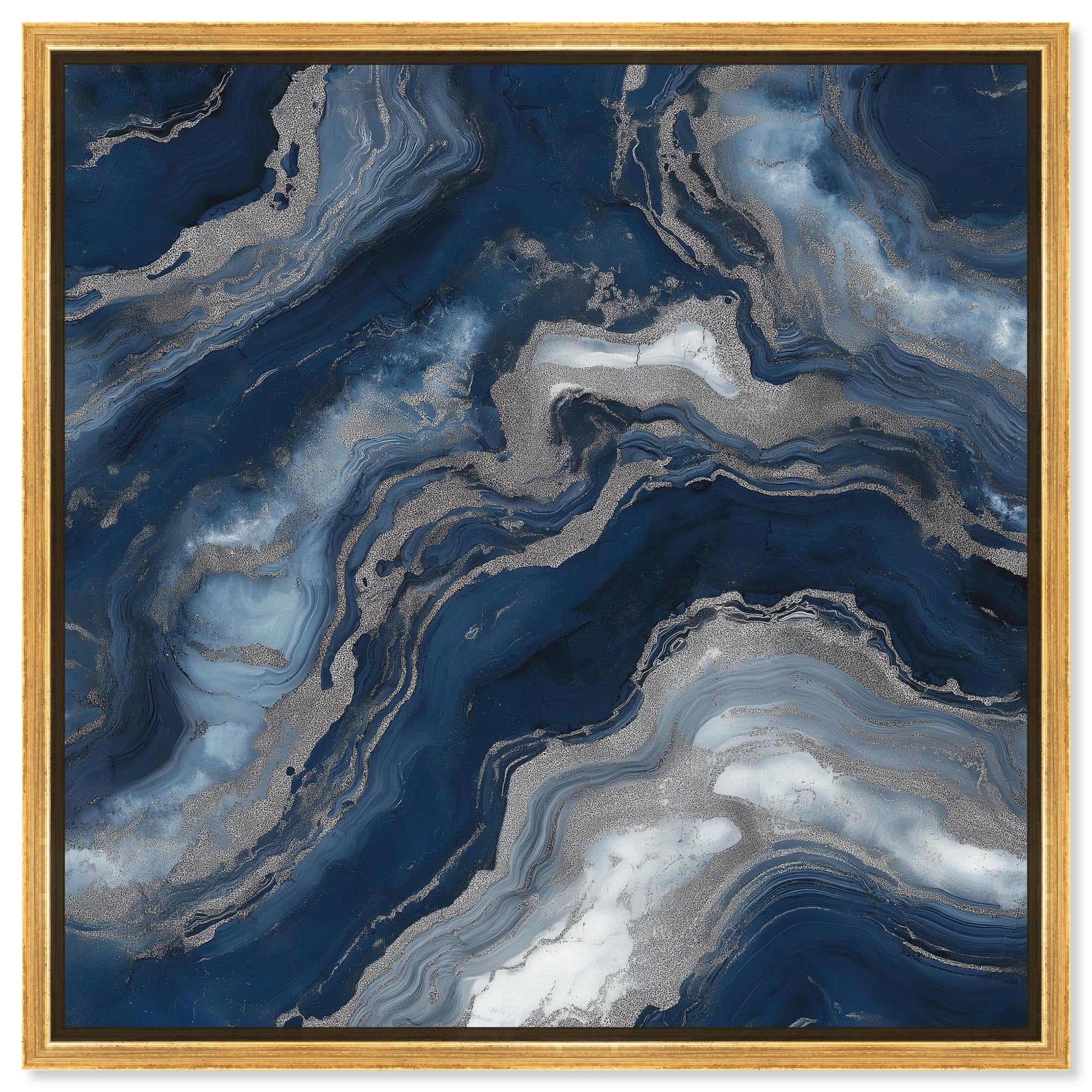 Deep Sea Geode I Canvas by Art Remedy