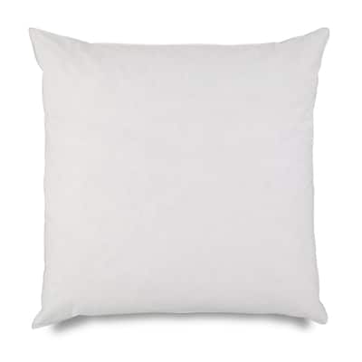 Martex European Square White Plush Polyfill Soft Breathable Pillow