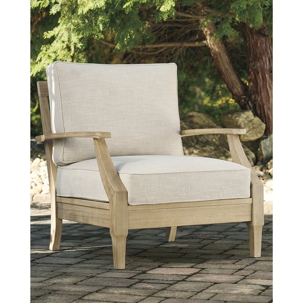Clare View 2 Piece Outdoor Seating - Beige Clare View 2 Piece Outdoor Seating - Beige