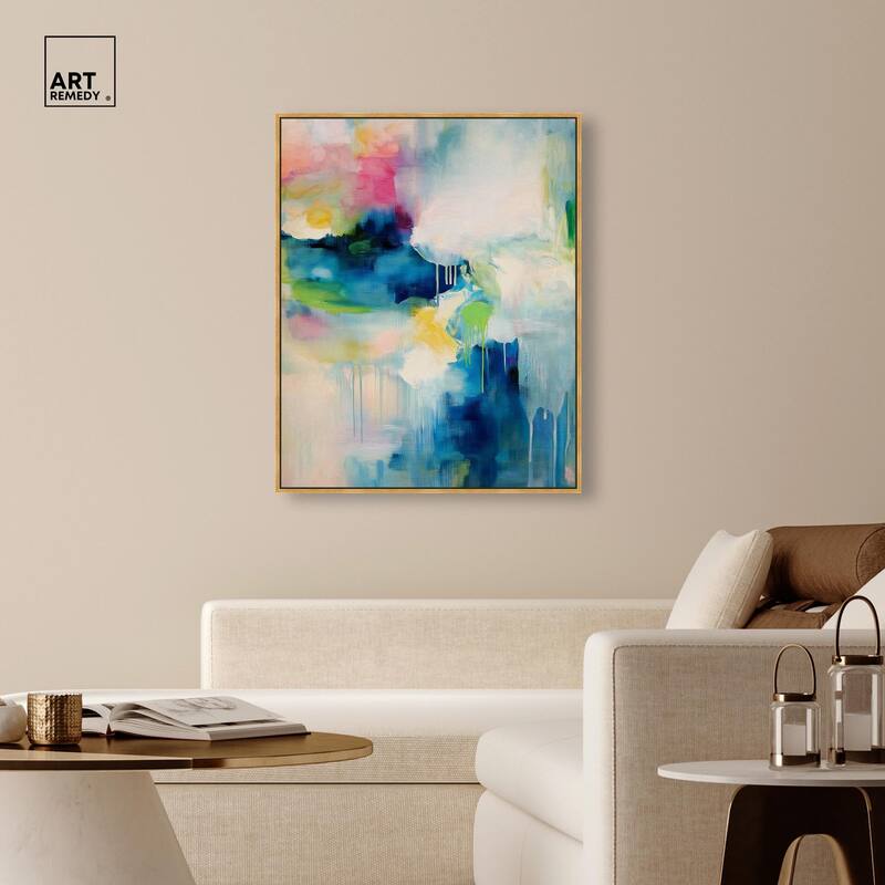 Prismatic Weeps Color III Canvas by Art Remedy