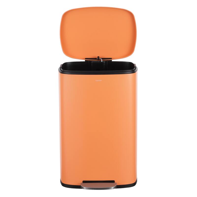 happimess 13-Gallon Trash Can with Soft-Close Lid and FREE Mini Trash Can