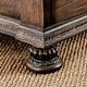 preview thumbnail 6 of 9, Furniture of America Brev Rustic Beige Button Tufted Fabric Sleigh Bed