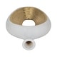 preview thumbnail 10 of 12, Modern Ceramic Textured Oval Cut-Out Vase - Home Decor - 13"