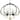 Evoke Collection Five-Light Antique Bronze Clear Glass Luxe Chandelier Light - 27.875" x 33.75" x 33.75"