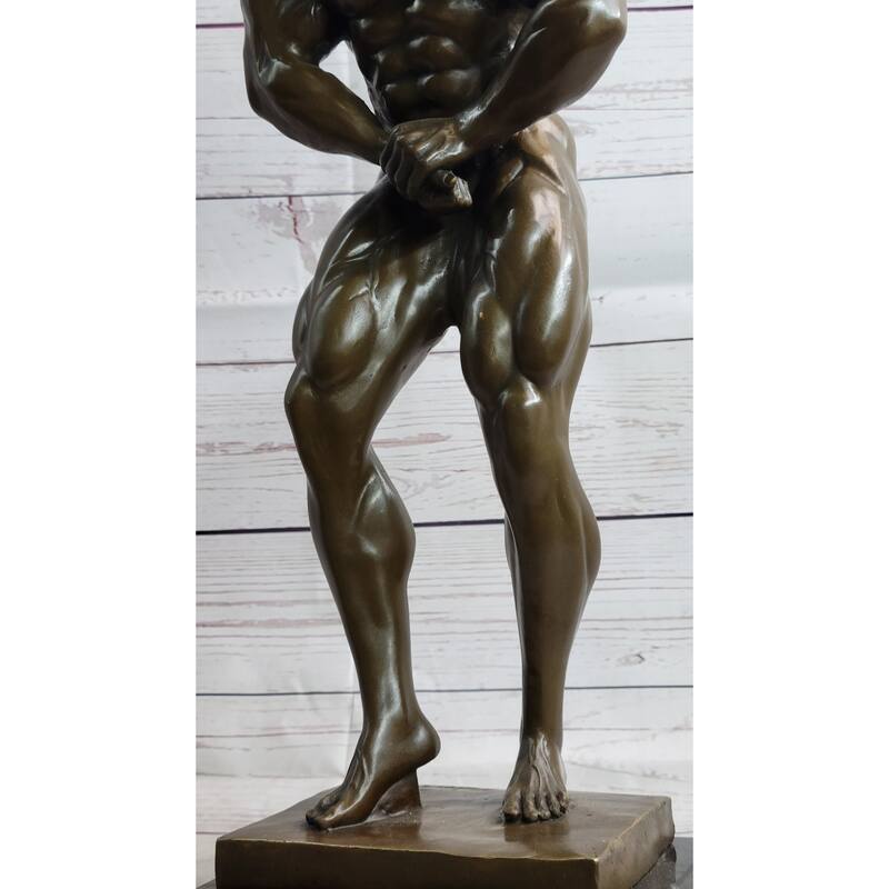 Lou Ferrigno Tribute Hulk Muscle Man Bronze Sculpture Statue Figure Figurine Art