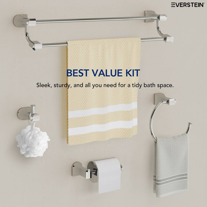 4-Piece Bathroom Hardware Set Bathroom Accessory Set