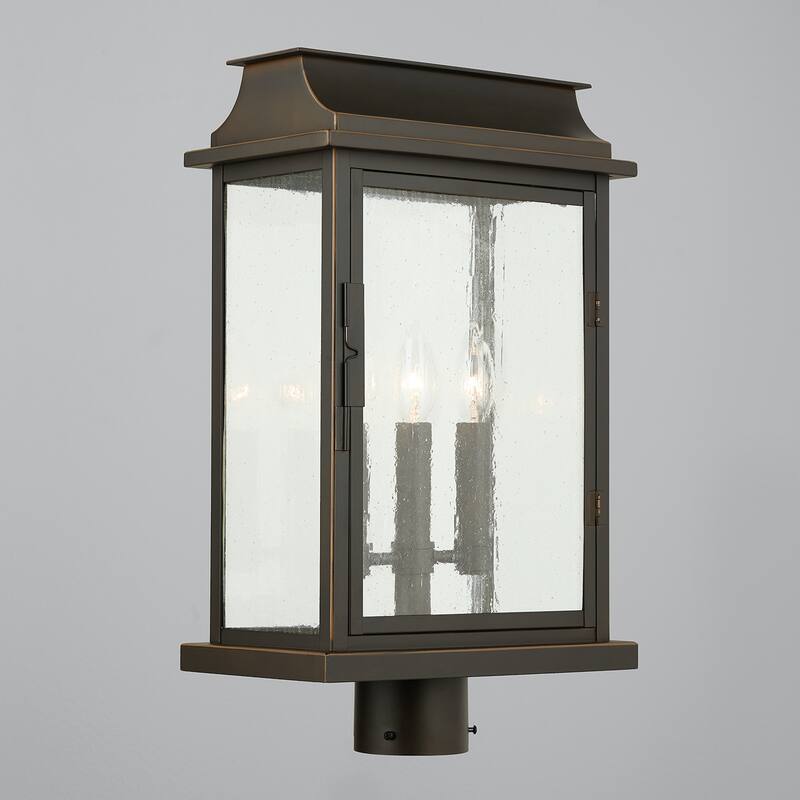 Bolton 3-light Oiled Bronze Outdoor Post Lantern