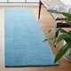 preview thumbnail 135 of 171, SAFAVIEH Handmade Himalaya Kaley Solid Wool Rug 2'3" x 8' Runner - Turquoise - Runner