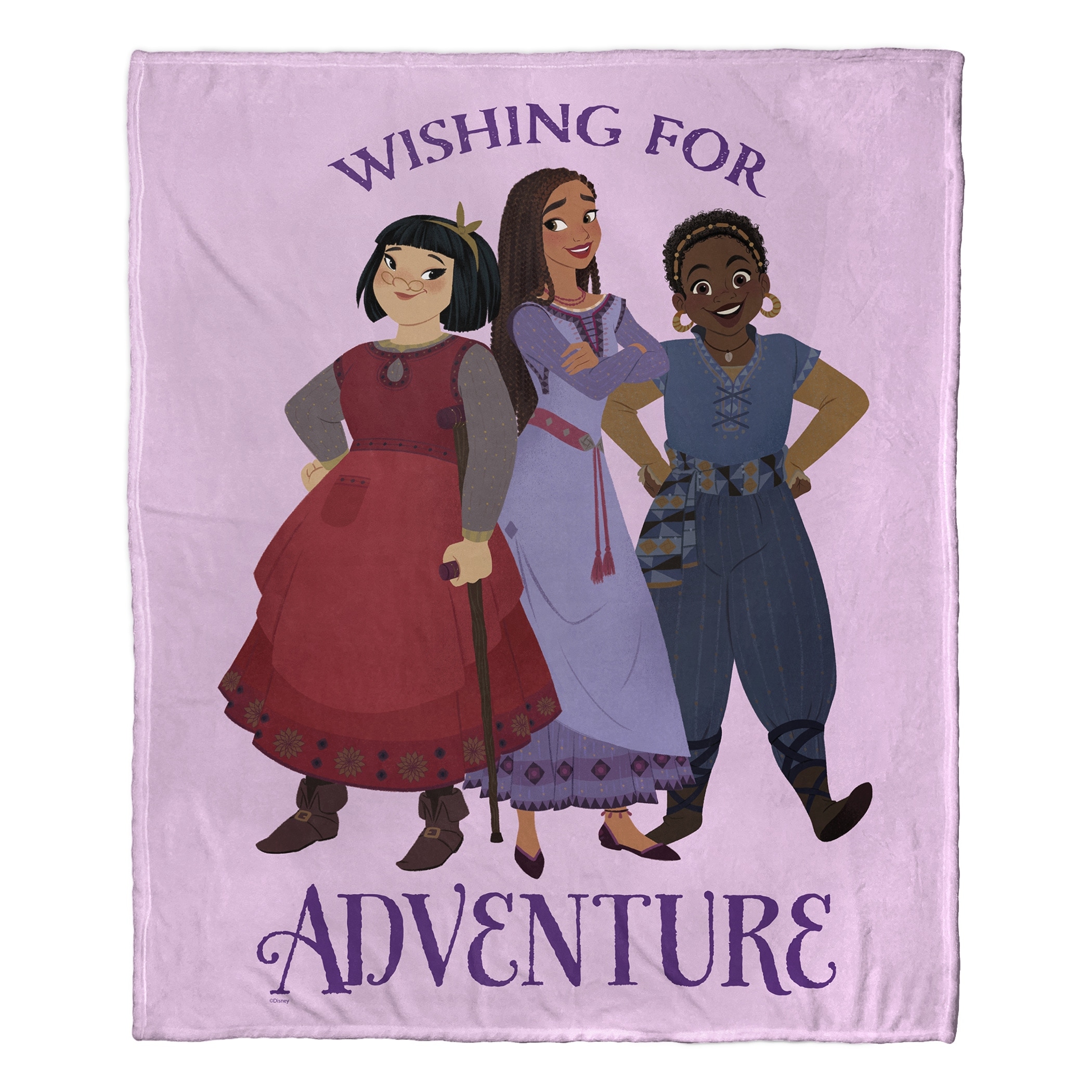 Disney Wish Adventure Silk Touch Throw