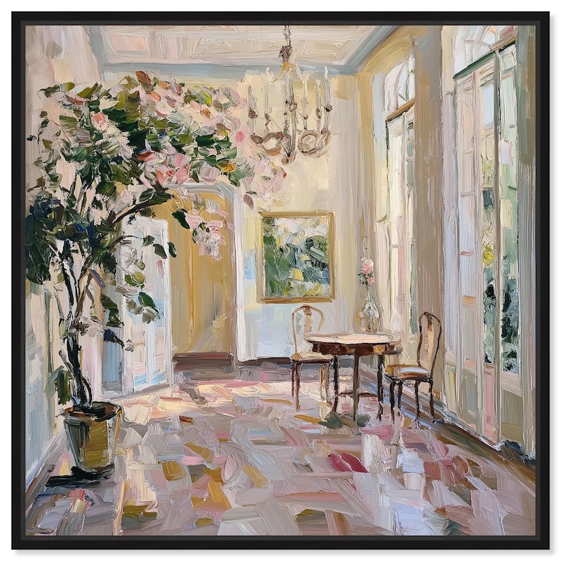 Passage's Potted Paradise Canvas by Art Remedy - Black - 20" x 20"