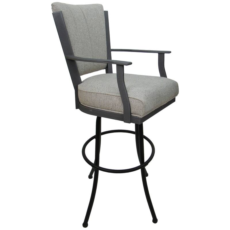 Swivel Extra Tall 34" (35") Metal Bar Stool Montana on Noam Base - 34" Seat