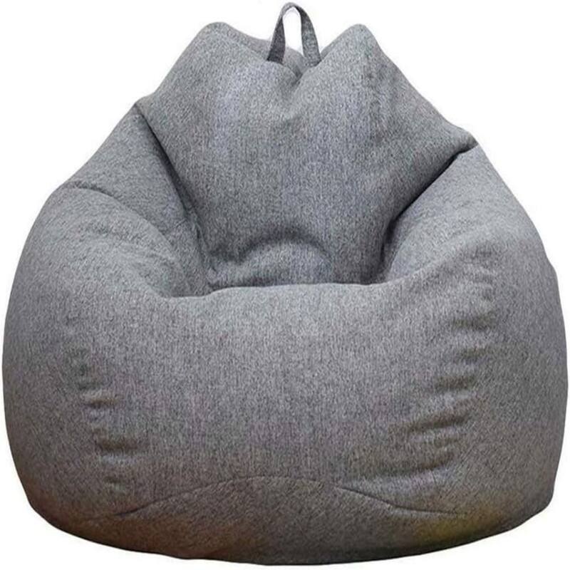 (No Filler) Extra Soft Bean bag Seat Chair Covers - Grey