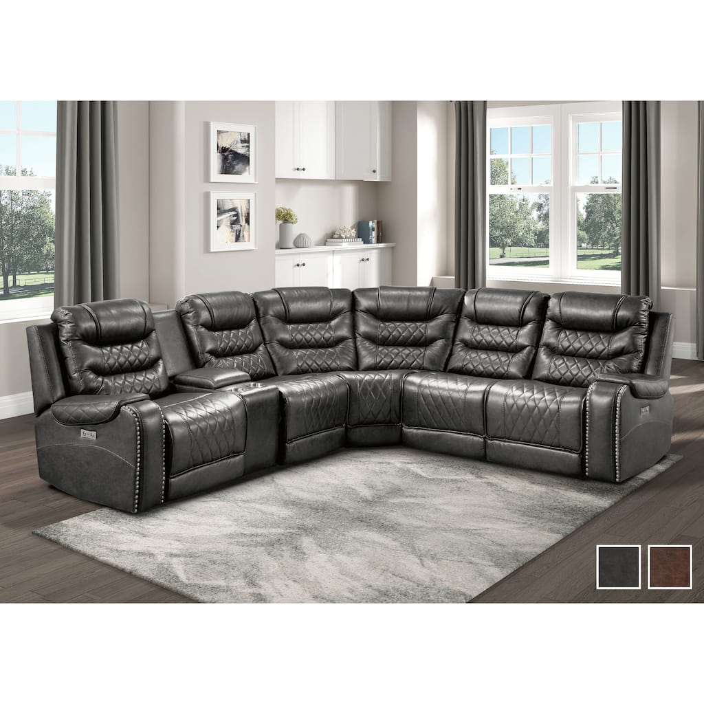 Lenci Modular Power Reclining Sectional Sofa