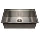 preview thumbnail 7 of 25, ZLINE Garmisch Undermount Single Bowl Scratch Resistant Stainless Steel Kitchen Sink with Bottom Grid and Accessories