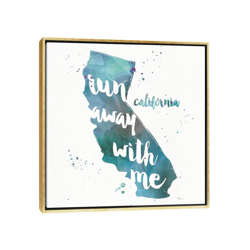 iCanvas "Adventures II" by Pela Studio Framed - Gold - 18x18