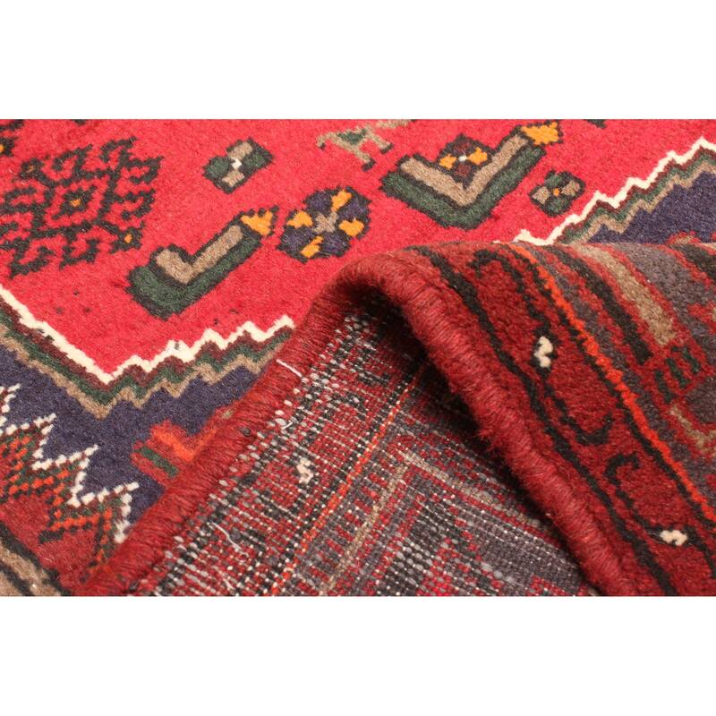 ECARPETGALLERY Hand-knotted Andelz Navy Wool Rug - 4'0 x 6'5