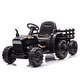 preview thumbnail 80 of 98, 24V Ride-On Farm Tractor with Trailer, Parental Control, Bluetooth, and USB Connectivity 鈥 Black