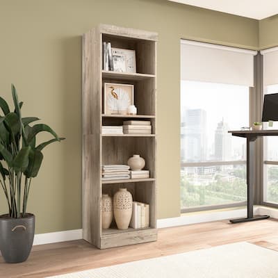 Pur 25W Closet Organizer, Tall Narrow Shelving Unit by Bestar