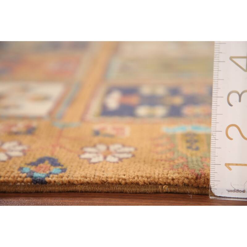 Garden Design Kazak Oriental Accent Rug Handmade Wool Carpet - 2'8"x 4'3"