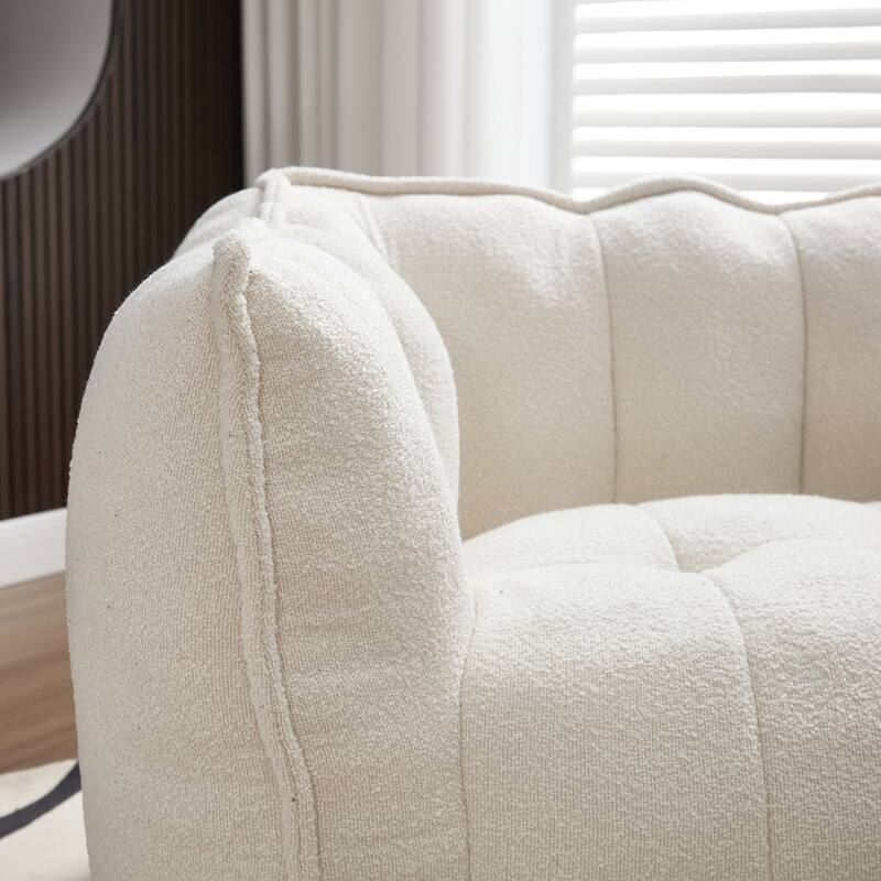 Soft Comfortable Bean Bag Chair with Footstool for living room and bedroom