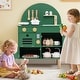 preview thumbnail 7 of 28, Costway Play Kitchen for Kids with Stoves Faucet Sink Microwave Oven - See Details