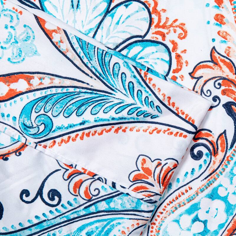 Pointehaven Microfiber Printed and Solid Luxury sized Sheet Set