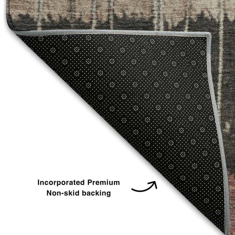 Premium Washable Super Soft Global Stripes Mayfield Rug